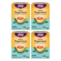 Tea Yogi Purely Peppermint Tea 16 saquinhos de chá sem cafeína
