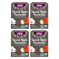 Tea YOGI TEA, maçã temperada, camomila orgânica, 16 saquinhos de chá