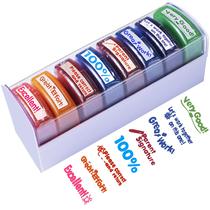 Teacher Stamps Tickselect 8 peças com tinta automática com tinta motivacional