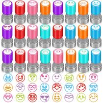 Teacher Stamps Yinder, 24 peças com tinta automática para sala de aula Teacher Stamps Yinder, 24 peças com tinta automática para sala de aula