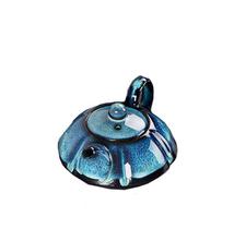 Teapot Jun Kiln Change Glaze 180 ml de cerâmica artesanal