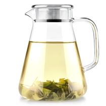Teapot Teabloom One-Touch de vidro de borosilicato de 1,2 L