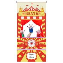 Teatro de Marionetas para Marco de Puerta JstFrU 170x78 cm Plegable