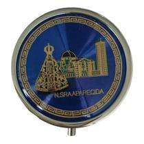 Teca para Hóstia Azul Nossa Senhora Aparecida