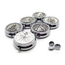 Teca Porta Hóstia Eucaristia Em Metal 4,7 X 1,7 Unidade Teca Porta Hóstia Eucaristia Em Metal 4,7 X 1,7 Unidade