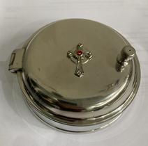 Teca Sacro Em Estanho Porta Hóstia Ministros Da Eucaristia Missas