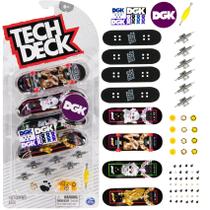 Tech Deck Fingerboard Profissional Skate De Dedo Pack 4 - Sunny