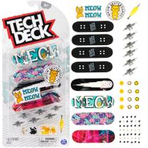 Tech Deck Fingerboard Profissional Skate De Dedo Pack 4 - Sunny