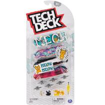 Tech DECK KIT 4 Skate de Dedo SUNNY 2891 Meow II