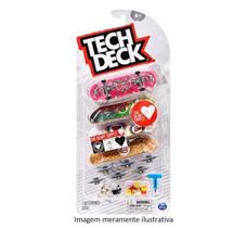 Tech Deck Kit 4 Skate De Dedo The Heart Supply - Sunny 2891