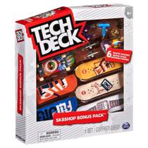 Tech Deck Sk8Shop Pack Com 6 Skate + Acessórios Sunny - 2892