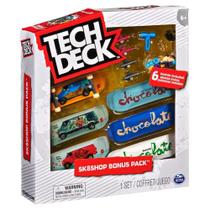 Tech Deck Sk8Shop Pack Com 6 Skate + Acessórios Sunny - 2892