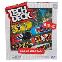 Tech Deck Skate de Dedo Bonus Pack c/ 6 Skates Blind Sunny