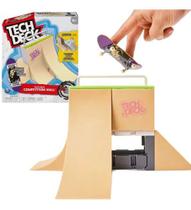 Tech Deck Skate De Dedo Rampa Corrimão Manobras Fingerboad