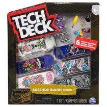 Tech Deck Skate de Dedo Sk8 Shop Bonus Pack c/6 - 7899573628925