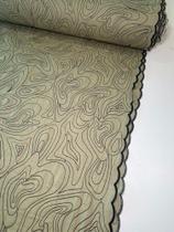 Tecido 100% algodão bordado cambraia (1m x 1,30m)