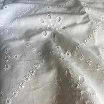 Tecido 100% Algodão Laise Bordada 1,35m Para Roupas Femininas