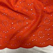 Tecido 100% Algodão Laise Bordada 1,35m Para Roupas Femininas