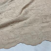 Tecido 100% Algodão Laise Bordada 1,35m Para Roupas Femininas