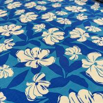 Tecido 100% Viscose Estampada Floral Tropical 1,45m Para Roupas Femininas