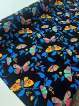 Tecido 100% Viscose Estampado 1 metro de comprimento x 1,46m Largura Padrão