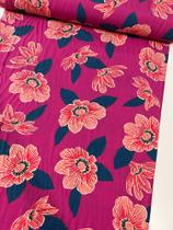 Tecido 100% Viscose Estampado 1 metro x 1,46m Largura Padrão