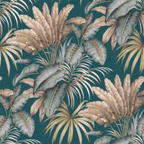 Tecido Acquablock Karsten Impermeável Palmares Petróleo - 1,40m de Largura Tecido Acquablock Karsten Impermeável Palmares Petróleo - 1,40m de Largura