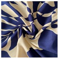 Tecido alfaiataria liocel estampado 1.50mts/larg cor azul marinho c/palha metro Tecido alfaiataria liocel estampado 1.50mts/larg cor azul marinho c/palha metro