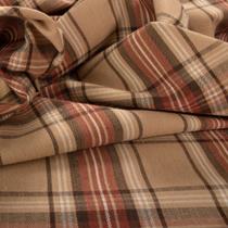 Tecido alfaiataria Marrom e bege