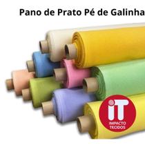 Tecido alvejado p/ pano de prato 1 metro x 70cm