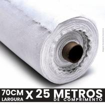 Tecido Alvejado Pé De Galinha Branco Rolo 25 Metros Pano de Prato algodão Grosso Resistente Atacado