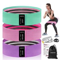 Tecido antiderrapante KANGFITER com faixas de resistência para exercícios Tecido antiderrapante KANGFITER com faixas de resistência para exercícios