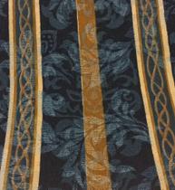 Tecido aram - azul amarelo com listra Tecido aram - azul amarelo com listra