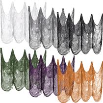 Tecido assustador de Halloween Legigo ZD2, pacote com 6, 30 x 180 cm, 6 cores Tecido assustador de Halloween Legigo ZD2, pacote com 6, 30 x 180 cm, 6 cores