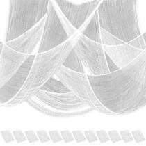 Tecido assustador de Halloween Riare White, pacote com 12, 76x190cm Tecido assustador de Halloween Riare White, pacote com 12, 76x190cm