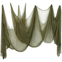 Tecido assustador de Halloween, verde oliva, baleia, 500x221 cm Tecido assustador de Halloween, verde oliva, baleia, 500x221 cm