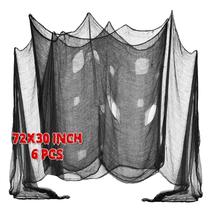 Tecido assustador para decorações de Halloween CL FUN 6 peças 183x76cm