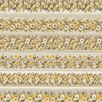 Tecido Barrado de Cozinha : Flores Camurça (0,50x1,50) Tecido Barrado de Cozinha : Flores Camurça (0,50x1,50)