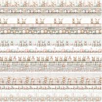 Tecido Barrados de Páscoa : Vintage (0,50x1,50)