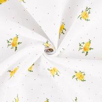 Tecido CABODYALS Floral Patchwork Polialgodão 1,6 m bege