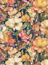 Tecido Camelot Multi Lush Garden 100% Algodão