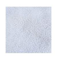 Tecido Carapinha Branco Lã De Ovelha Pêlo Alto 1,0x1,50mt