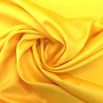 Tecido Cetim Amarelo 3m de Largura - Corttex