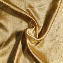 Tecido Cetim Amassado Dourado - 2,80m de Largura