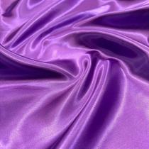 Tecido Cetim Charmousse Roxo 1,40m x 3,00m Para Roupas e Decorações