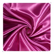 Tecido cetim com lycra 1,50 largura rosa pink metro