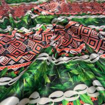 Tecido Cetim Estampado Axé Orixás 1,40m para Roupas e Saias de Xangô Tecido Cetim Estampado Axé Orixás 1,40m para Roupas e Saias de Xangô