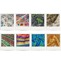 Tecido Cetim Estampado Axé Orixás 1,40m para Roupas e Saias de Xangô