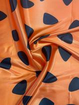 Tecido Cetim Estampado Flinstones Digital 1,40m Decorações fantasias e festas