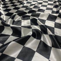 Tecido Cetim Estampado Fórmula 1 - 1,40m para Festas e Fantasias Tecido Cetim Estampado Fórmula 1 - 1,40m para Festas e Fantasias